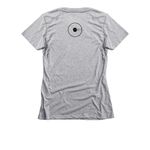 NYBA KYUDO-SHICHIDO: THE SEVEN COORDINATIONS, a Dark Heather Grey Women's Slim Fit Tee (back-view)