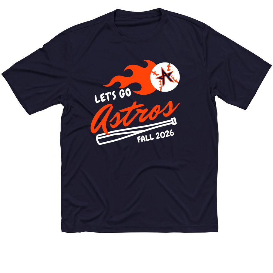 Astros Fan Merch Activewear | BAYB 7U Fall 26, a True Navy Classic Performance Tee