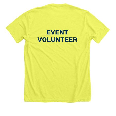 Town of Onancock Sail 250 Staff Shirts, a Neon Yellow Premium Unisex Tee (back-view)