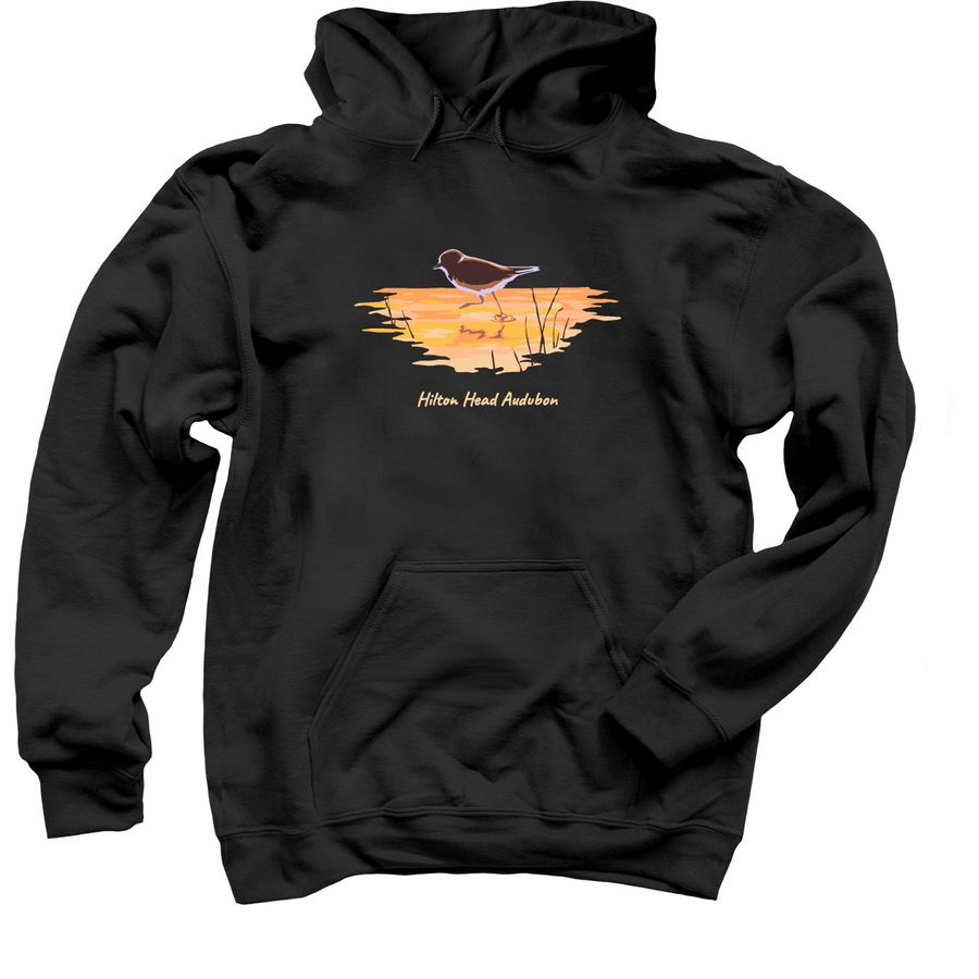 Birder Hoodie, a Black Pullover Hoodie