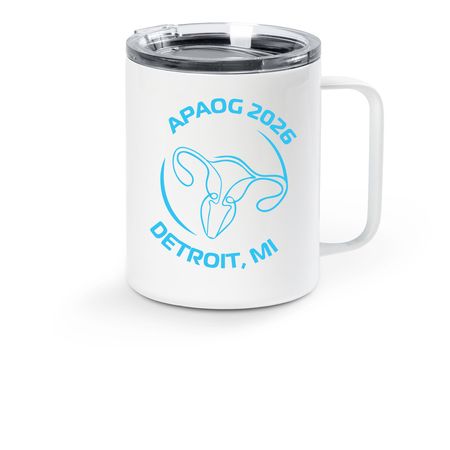 APAOG Mug '26, a White Stainless Steel Travel Mug