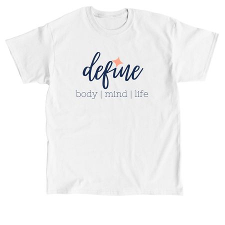Define White Apperal, a White Classic Unisex Tee