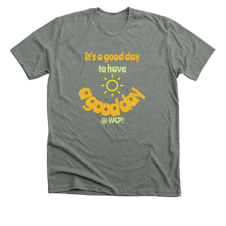 WCP Fall Spirit Fundraiser 2026-2027, a Deep Heather Premium Unisex Tee
