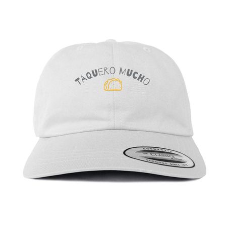 Taquero Mucho Valentine's Day Hat, a White Printed Classic Baseball Cap