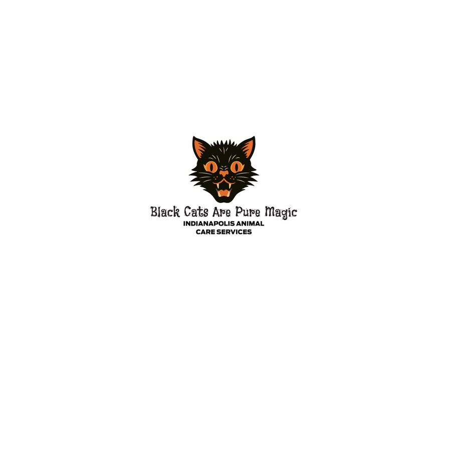 Black Cats Are Pure Magic - Sticker, a White Kiss Cut Sticker