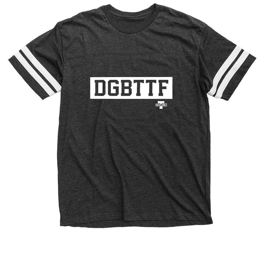 Aaron Rodgers DGBTTF Shirt Honors Mike Tomlin, a Vintage Smoke / White Football Jersey Tee