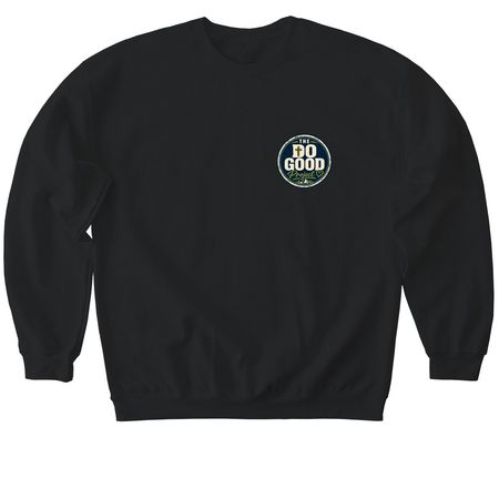 The Do Good Project&nbsp;, a Black Softstyle Crewneck Sweatshirt