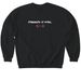 Strength is vital. (long sleeve version), a Black Softstyle Crewneck Sweatshirt