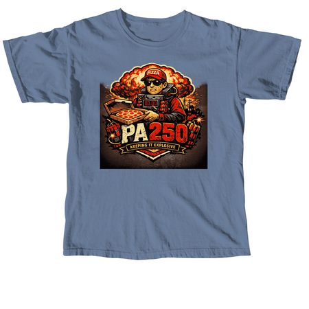 PA 250: Erie Has a Slice of History, a Blue Jean Comfort Colors Unisex Tee