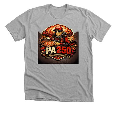 PA 250: Erie Has a Slice of History, a Athletic Heather Premium Unisex Tee