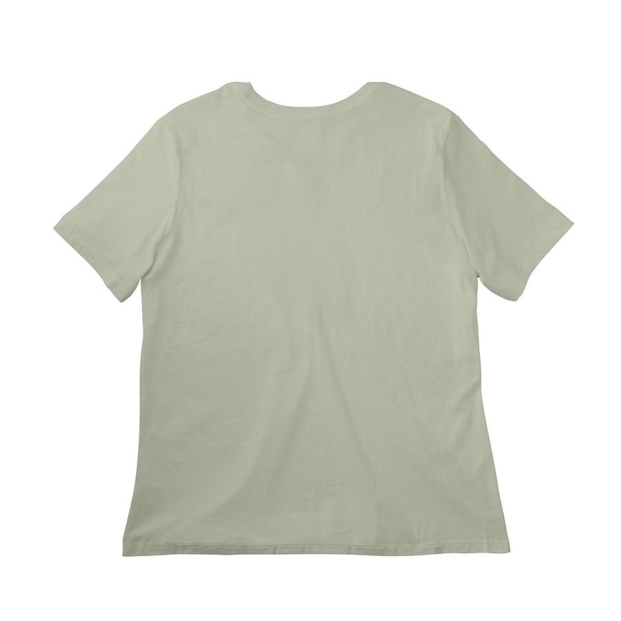 Patron Saint of Thrift, a Thyme Women?s Relaxed Cotton Tee (back-view)