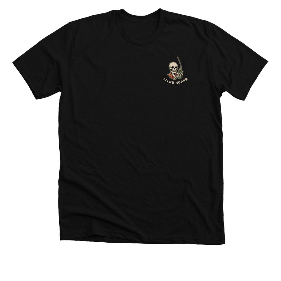 IZLND HOPPR, a Solid Black Blend Premium Unisex Tee