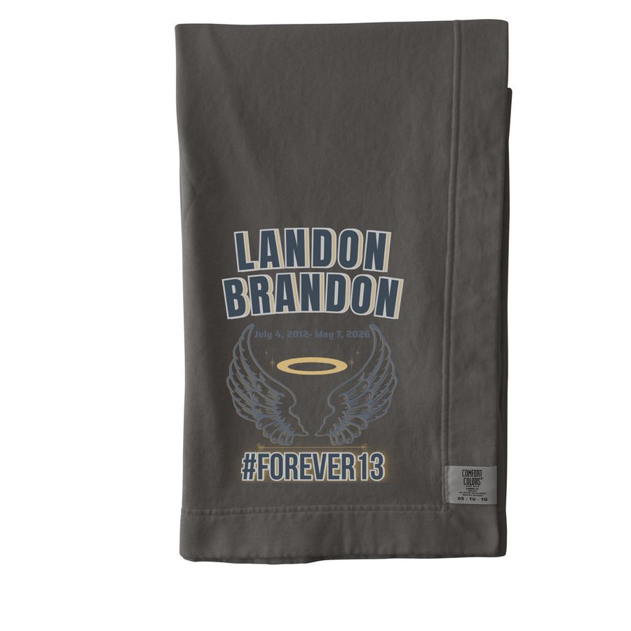 The Forever 13 Blanket, a Pepper Comfort Colors Blanket
