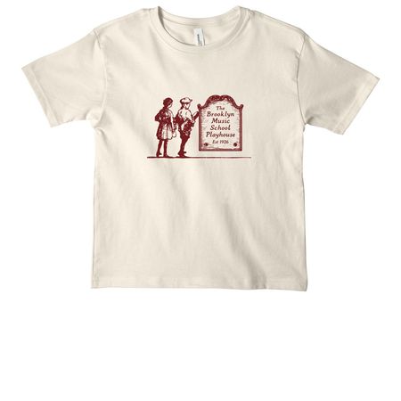 Playhouse Centennial Natural White / Red, a Natural Youth Heavyweight Tee