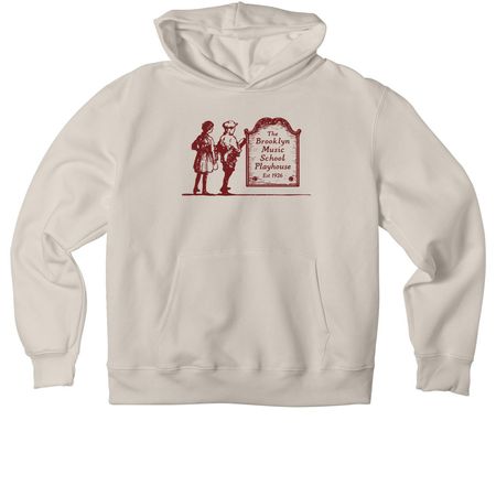 Playhouse Centennial Natural White / Red, a Dust Premium Heavyweight Pullover Hoodie