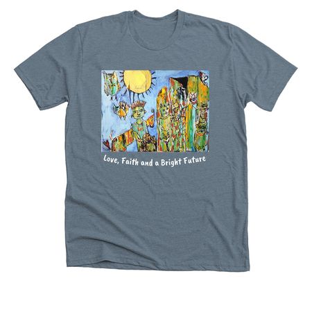 Animal Education and Rescue, a Heather Blue Storm Premium Unisex Tee