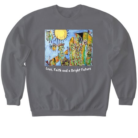 Animal Education and Rescue, a Charcoal Softstyle Crewneck Sweatshirt