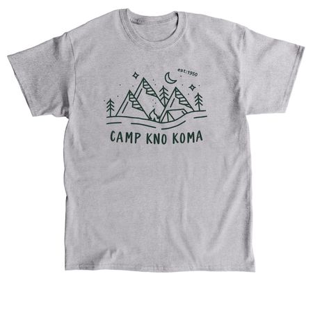 Mountains, Trees and Stars, a Sport Grey Classic Unisex Tee