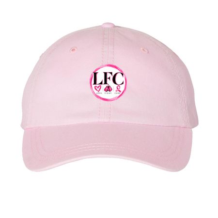 The LFC Collection, by Lisa, a Pink Printed Pigment Dye Baseball Cap