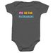 Pee On The Patriarchy, a Charcoal Infant Onesie