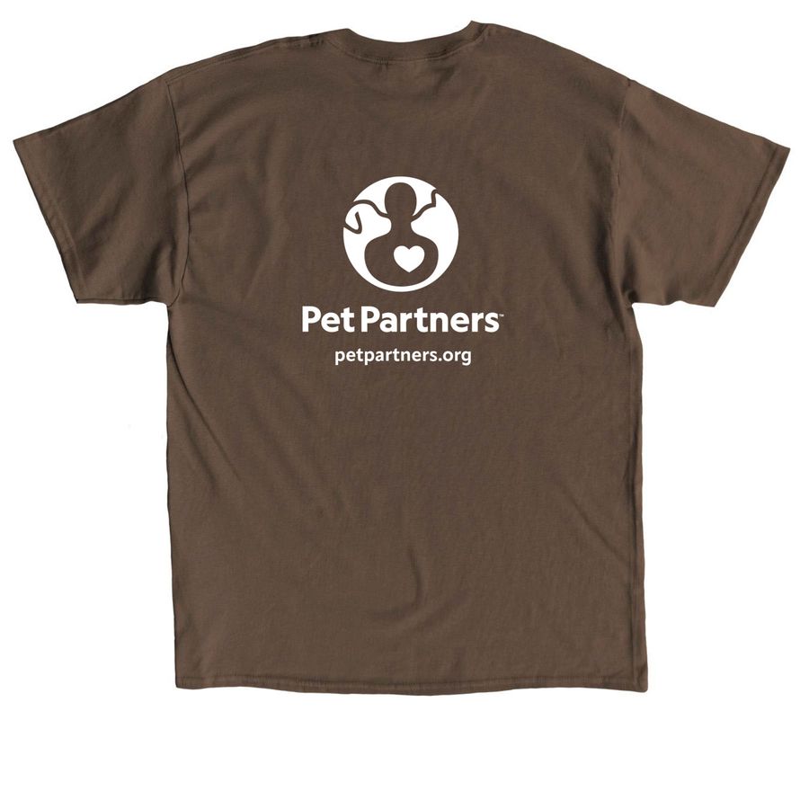 Guinea Pigs: My Kind of Therapy, a Dark Chocolate Classic Unisex Tee (back-view)