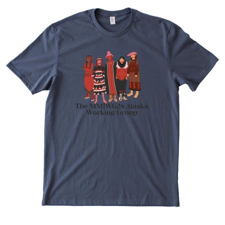 MMIWG2S Alaska, a Night Sky Navy Allmade Heavyweight Recycled Cotton Tee