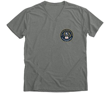 AARG 5th Anniversary Shirt, a Deep Heather Premium V-Neck Tee