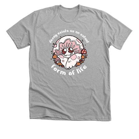 Capmon Decay-White, a Athletic Heather Premium Unisex Tee