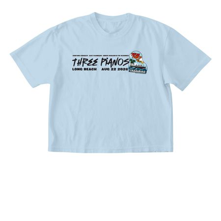 AM Three Pianos Long Beach, a Chambray Comfort Colors Boxy Tee