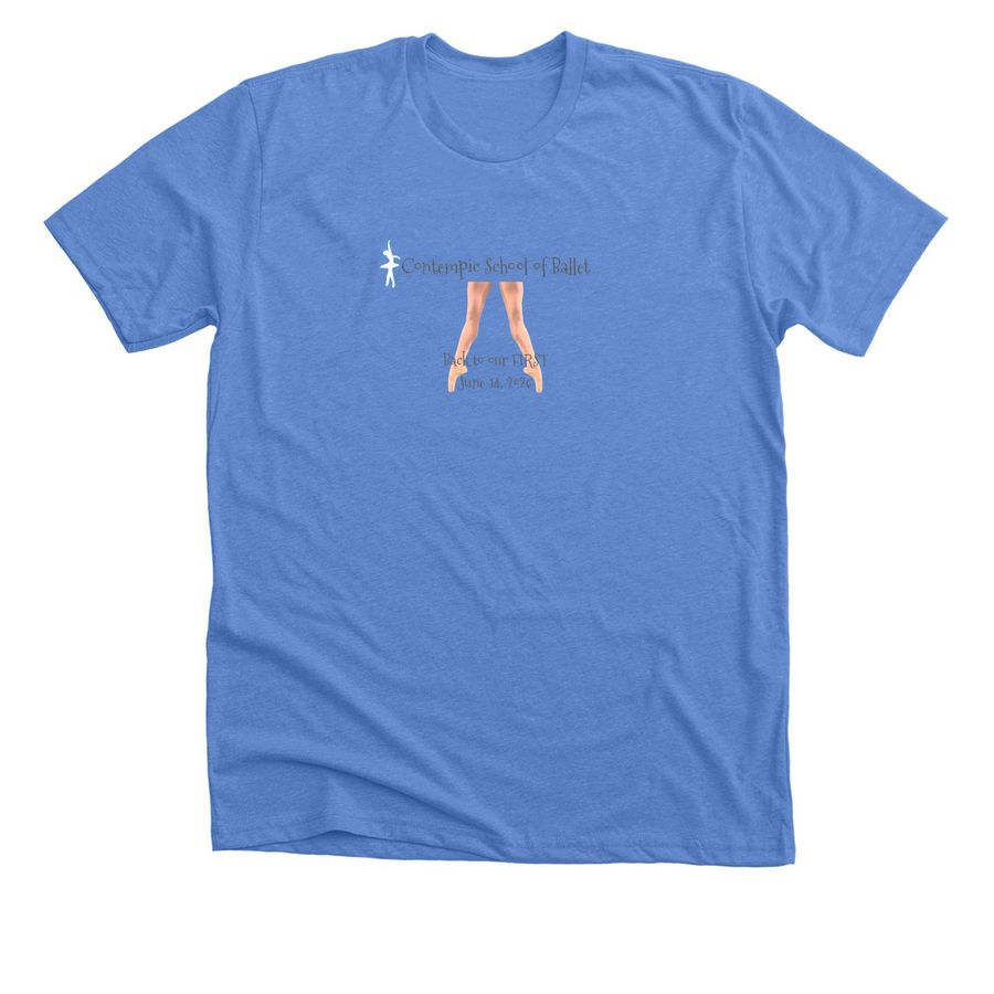 2026 End of Year Performance Gear, a Heather Columbia Blue Premium Unisex Tee