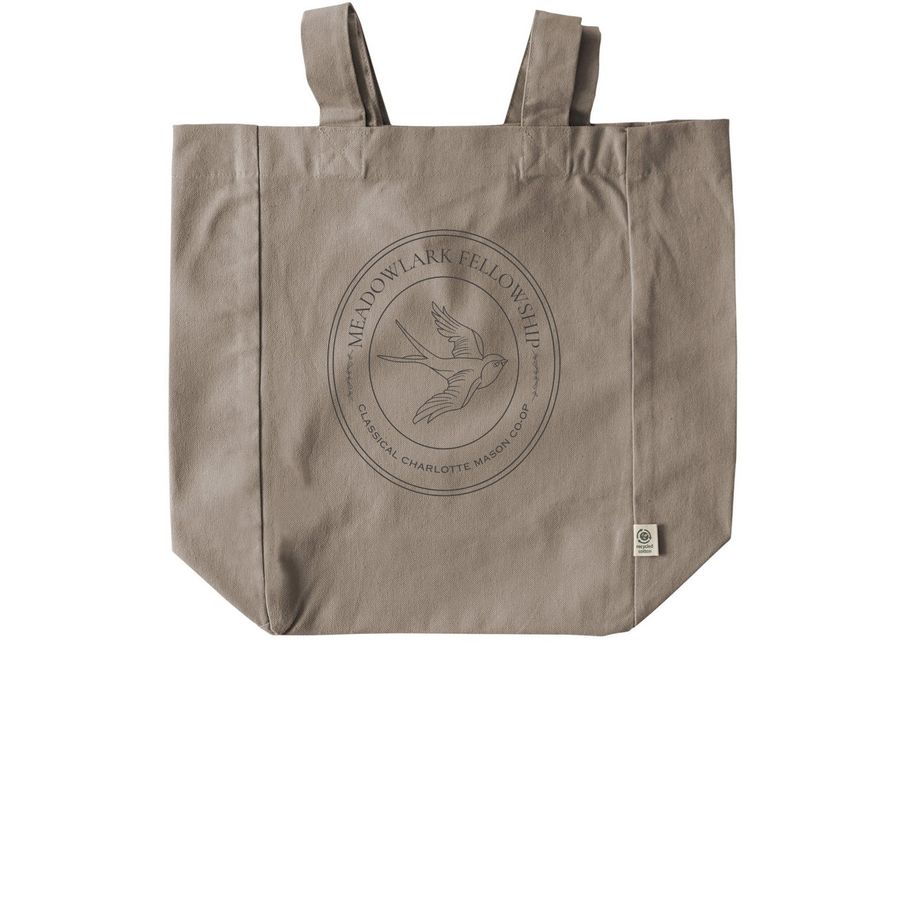 Meadowlark Fellowship Bags, a Pumice Recycled Cotton Tote Bag