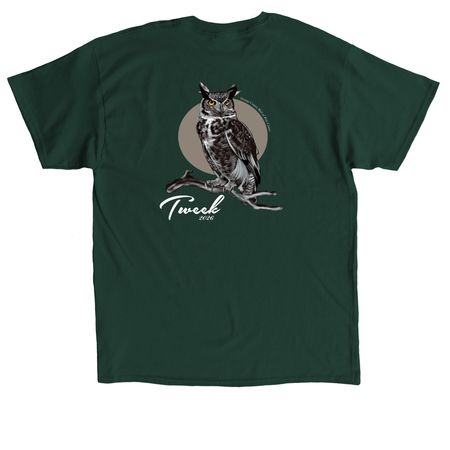 Tweek 2026 - Runner-Up #B! (back design), a Forest Green Classic Unisex Tee