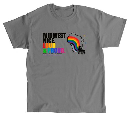 MSRD Loud and Proud v1, a Charcoal Classic Unisex Tee