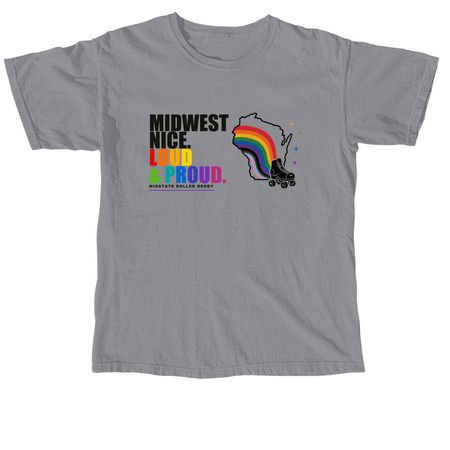 MSRD Loud and Proud v1, a Granite Comfort Colors Unisex Tee