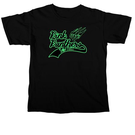 Pink Panthers- WT 7u Softball&nbsp;, a Black Comfort Colors Unisex Tee
