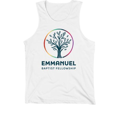 EBF Shirt - light colors, a White Premium Cotton Tank