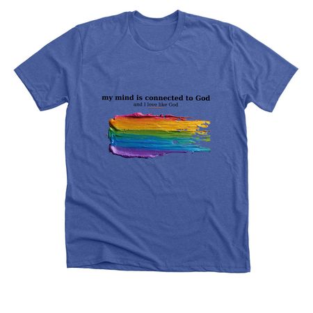 World Wide Pride, a Solid True Royal Premium Unisex Tee