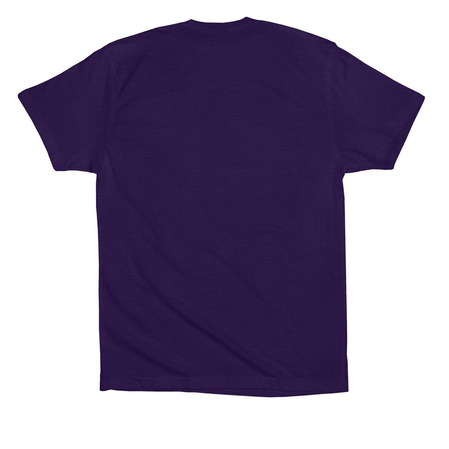 The Ball Bonspiel, a Team Purple Premium Cotton Tee (back-view)