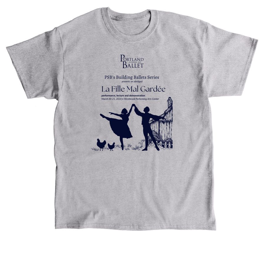 Building Ballets - La Fille Mal Gardee&nbsp;, a Sport Grey Classic Unisex Tee