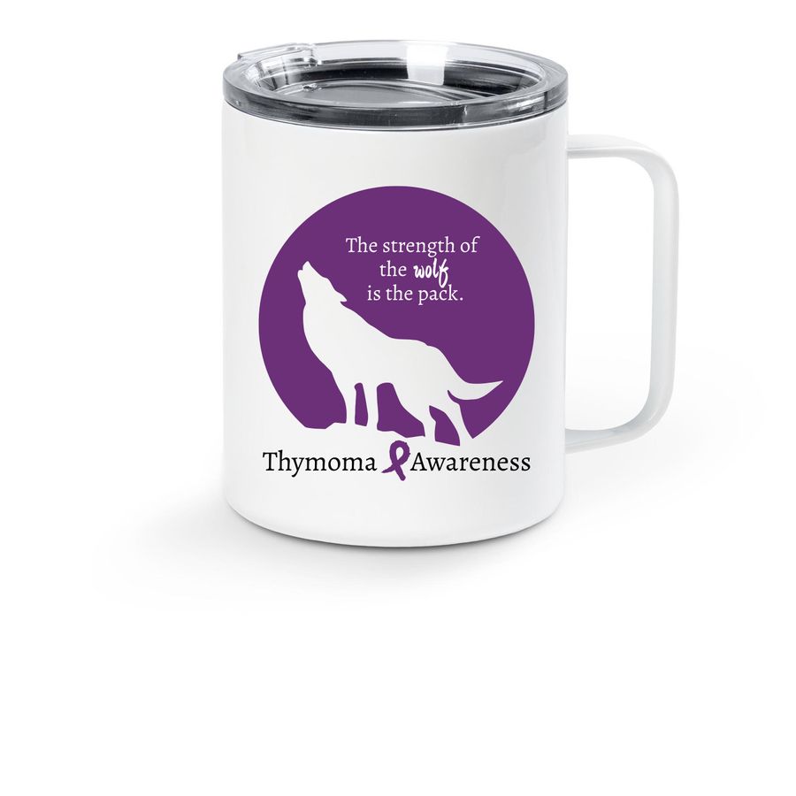 Travel Mugs, a White Stainless Steel Travel Mug