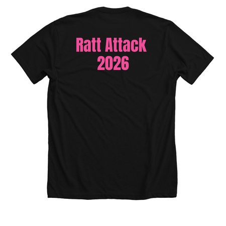 STEPHEN PEARCY of RATT Fan Designed Tee 2026, a Solid Black Blend Premium Unisex Tee (back-view)
