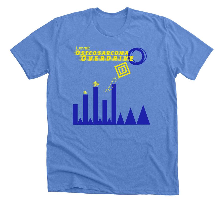 Team Marcus, a Heather Columbia Blue Premium Unisex Tee