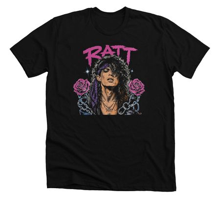 STEPHEN PEARCY of RATT Fan Designed Tee 2026, a Solid Black Blend Premium Unisex Tee