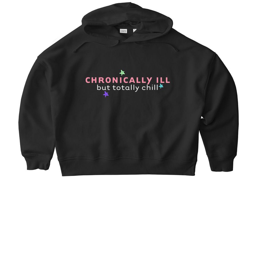 Chronically Ill But Totally Chill, a Black Stanley/Stella Women?s Stella Nora Pullover Hoodie