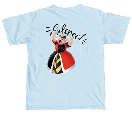 Alice in Wonderland - Queen of Hearts, a Chambray Comfort Colors Unisex Tee
