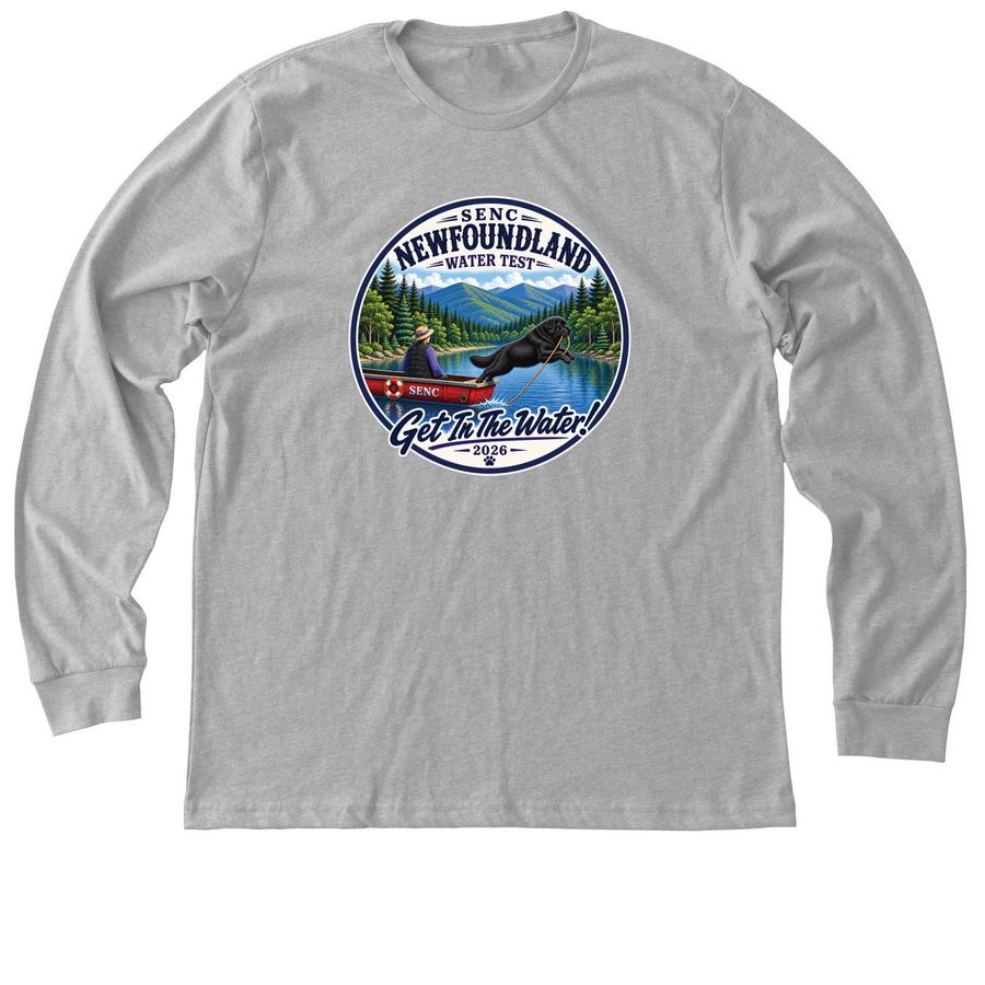 2026 SENC Water Test Apparel, a Athletic Heather Premium Long Sleeve Tee