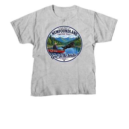 2026 SENC Water Test Apparel, a Sport Grey Youth Unisex Tee