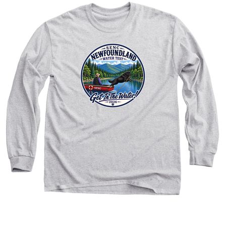 2026 SENC Water Test Apparel, a Sport Grey Classic Long Sleeve Tee