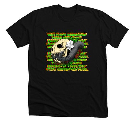 WHRP, a Solid Black Blend Premium Unisex Tee