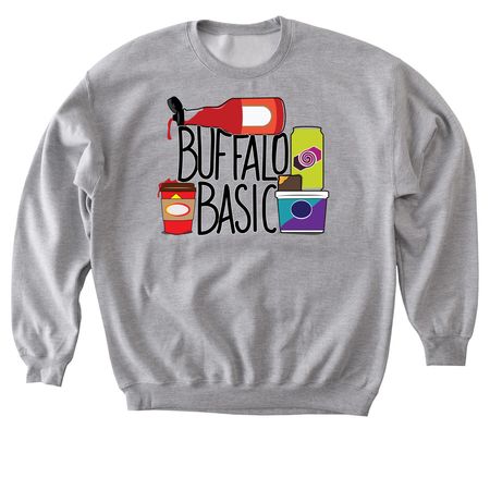 I'm Not White Girl Basic, a Sport Grey Softstyle Crewneck Sweatshirt